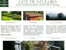 Tablet Screenshot of gitedesfleurs.com